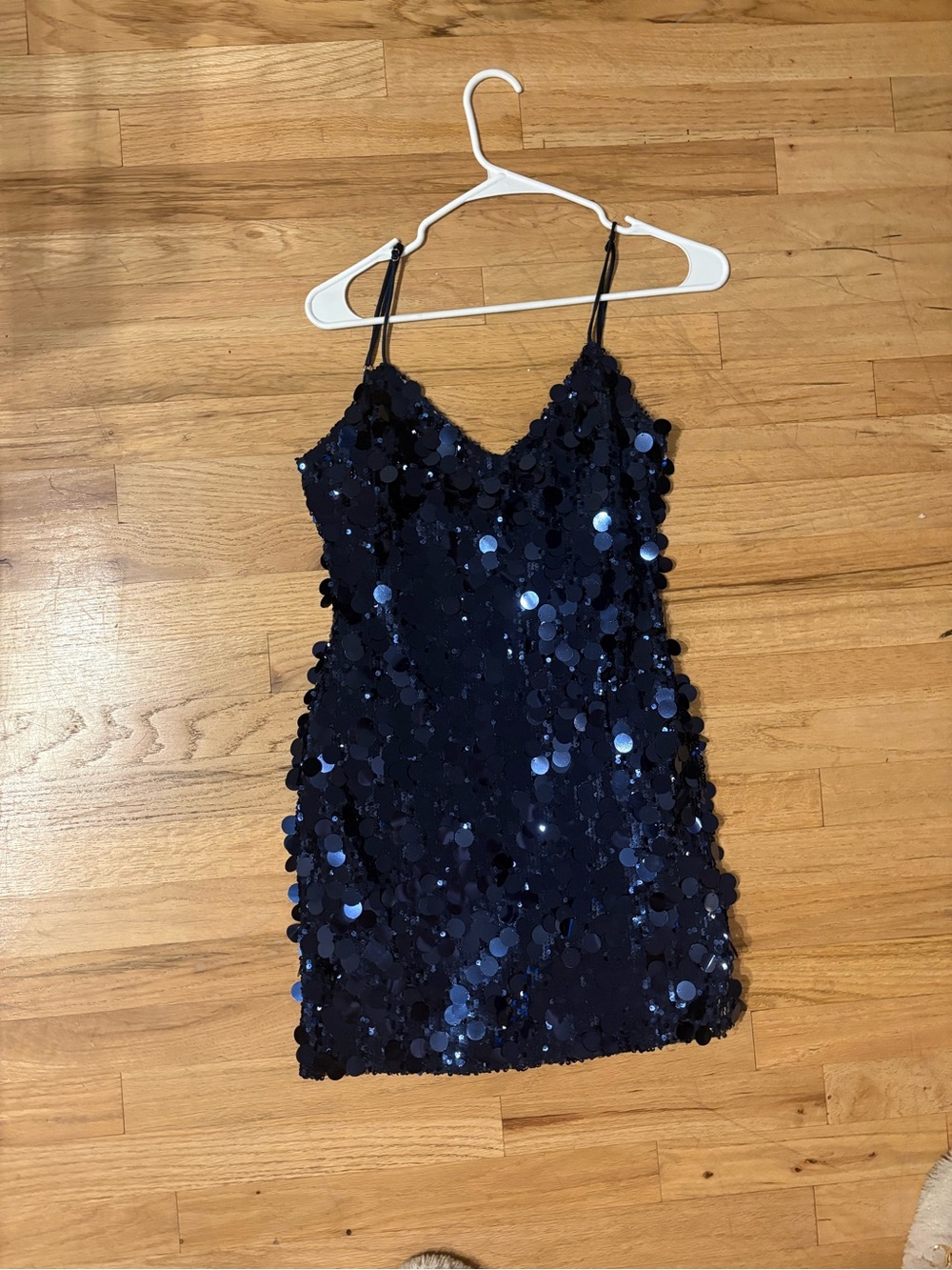 NWT Meshki Romilly Sequin Mini dress in Midnight